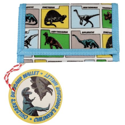 The ideal wallet for dinosaur enthusiasts! Featuring the popular prehistoric illustrations.