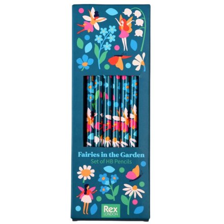 A lovely set of 6 pencils encased in a floral fairy packaging by the Fairies in the garden range.