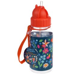 A straw children's drinks bottle from the Fairies in the Garden collection. 