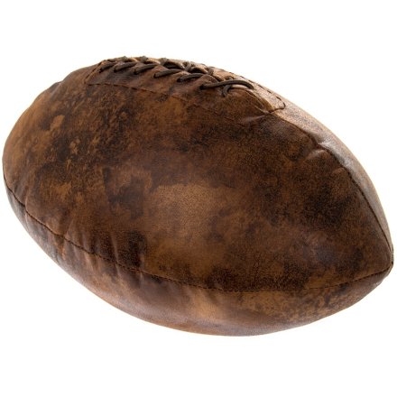 Faux Leather Rugby Doorstop, 24cm