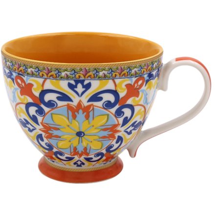 Patterned Tuscany Mug - 15cm