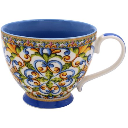Blue Tuscany Mug, 15cm