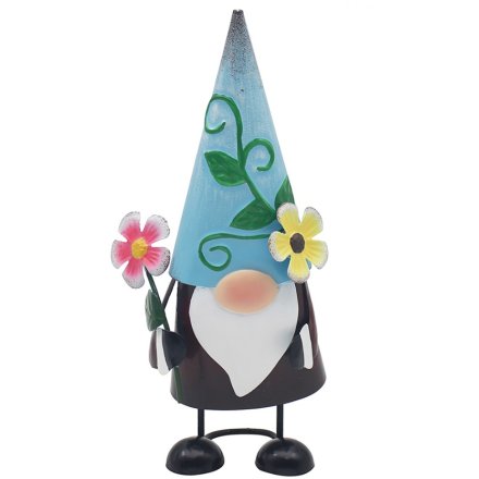 Blue Hat Garden Gnome,  24cm