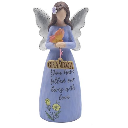Angel Holding Butterfly - Grandma. 
