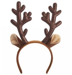 Get into the festive spirit with this cute antler design headband. 