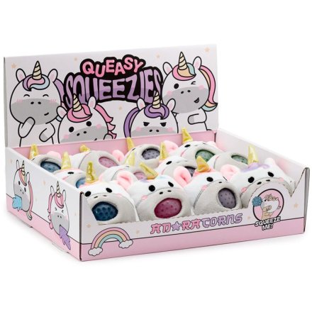 A squeezy unicorn face toy thats sure to keep the children entertained and even the grown ups too! 