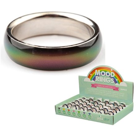 A simple band mood ring that changes colour on each individual. 