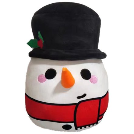 Plush Snowman Toy, Squidglys Festive Friends.