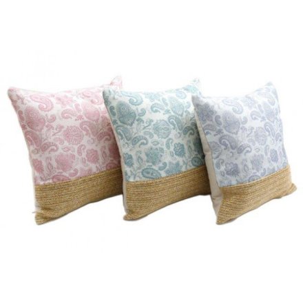 Paisley Cushion, 40cm 3A