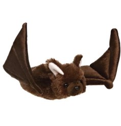 A soft bat from the Mini Flopsies range. Detailing a pair of wings, a cute nose and two alert ears.