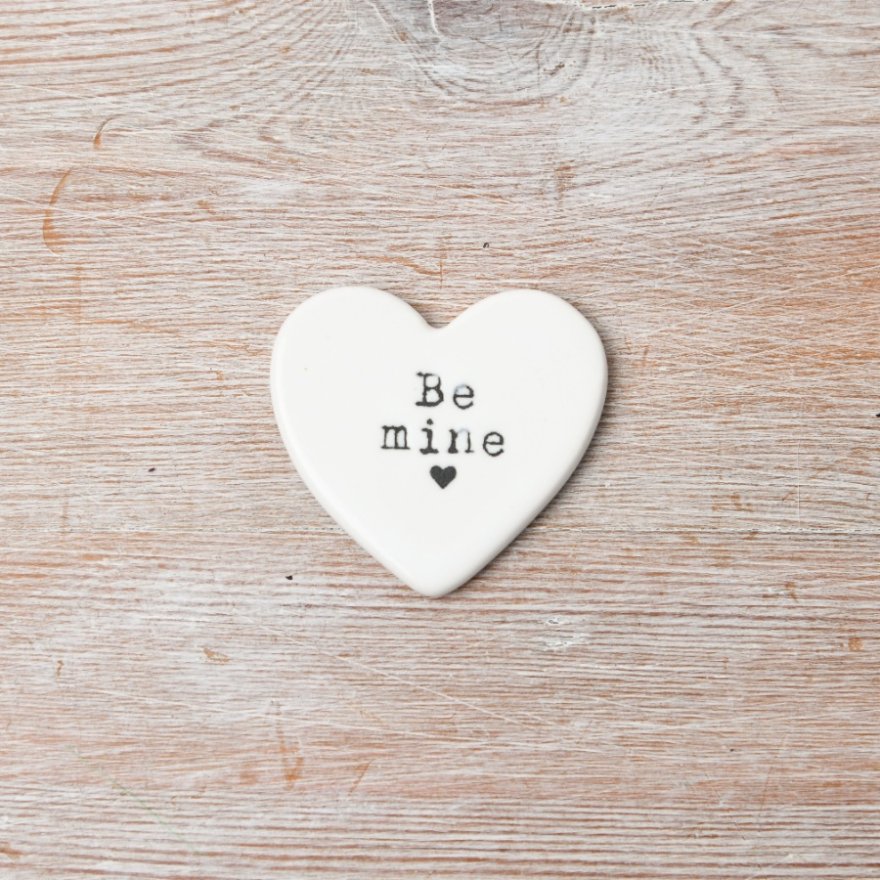 'Be Mine' Heart Token 4cm