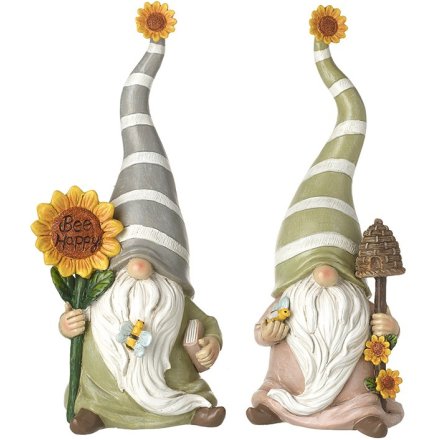 Sunflower and Bee Gonks, 25cm