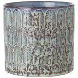 This beautiful blue & white patterned ceramic pot is the perfect addition to any home.