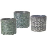 This delightful assortment of ceramic pots is sure to bring a touch of nature into any home