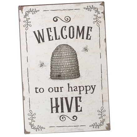 Happy Hive Sign, 30cm