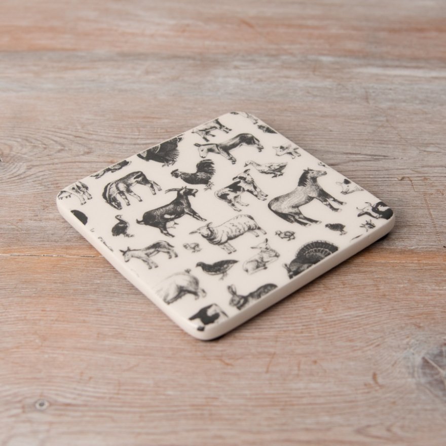 Farmyard Coaster 10cm 