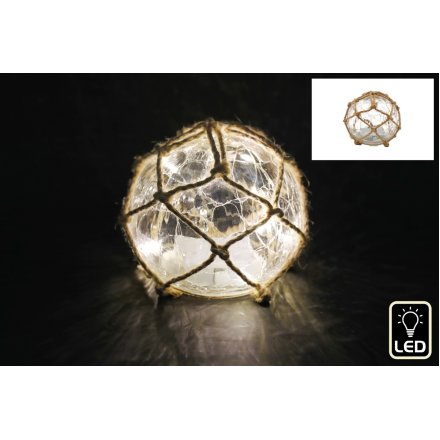 Small LED Crackle Ball, 13cm