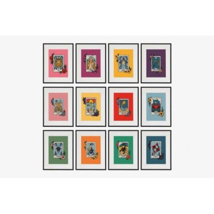 Elevate any space with this collection of 12 exquisite Zodiac Wall Art Prints. 