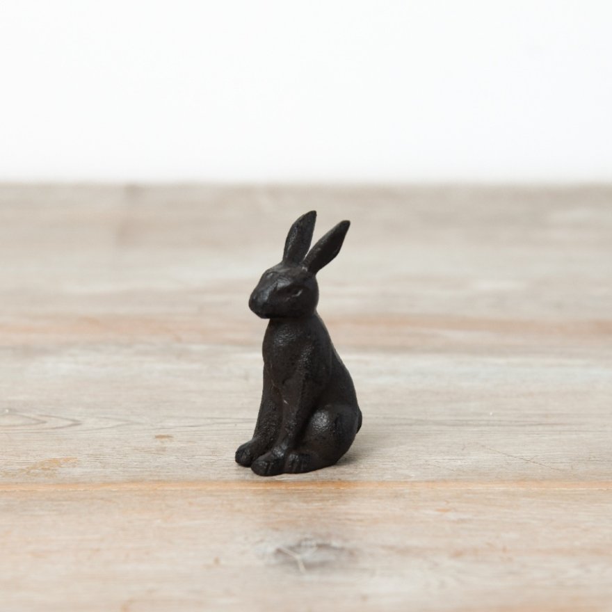 Rustic Rabbit Decoration, 7.9cm