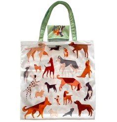 For all the dog lovers out there, a foldable reusable shopping bag from the Barks collection. 