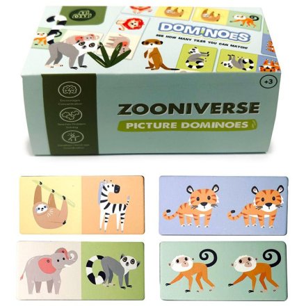 Zooniverse Kids Dominoes Set