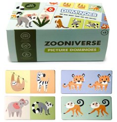 This Zooniverse kids dominoes set is perfect for little ones who are just starting to learn the classic game of dominoes