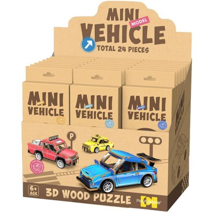 Motor Vehicles 3d Wooden Jigsaw Puzzle