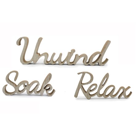 Unwind, Soak & Relax Decor. 3A