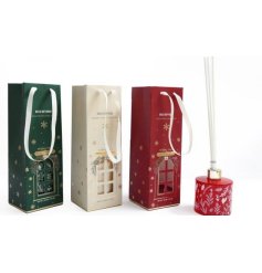 This assortment of 3 luxury fragranced reed diffusers are the epitome of Christmas! 