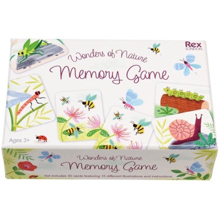 A colourful memory game from the wonders of nature range featuring 30 pieces which pair together into 15 wildlife animal