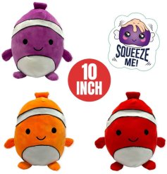 A plush super soft clown fish from the Huggable's range. The perfect cuddly buddy for a child day or night. 