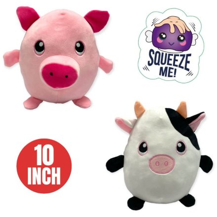 Huggables Pig & Cow, 2A 25cm