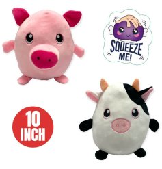 In 2 assorted designs, this squishy soft toy will become a child's favourite for sure! 
