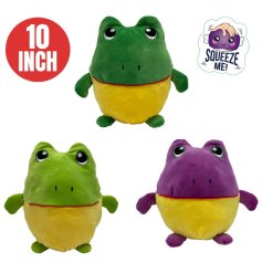 A plush super soft toy frog from the Huggable's range. The perfect cuddly buddy for a child day or night. 
