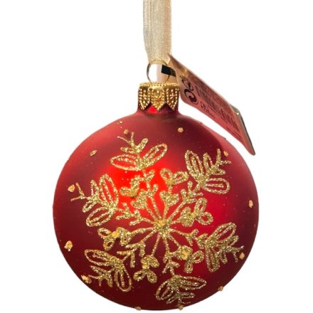 Red Glass Baubles | 66137 | Christmas / Baubles | Rosefields