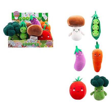 6A Softlings Plush Salad and Veg Foodies 16cm