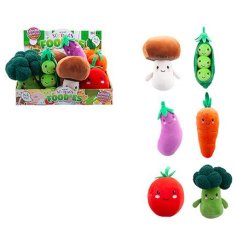 A soft and snuggly vegetable toy from the Softlings range, in 6 assorted designs. 