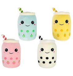 This bubble tea in 4 assorted designs is sure to be a child's cuddly companion. 
