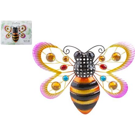 Colourful Bee Wall Plaque