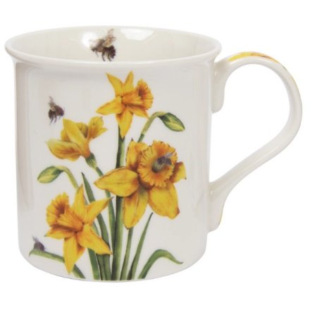 Bee-Tanical China Mug Daffodils