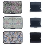 An assortment of 3 credit card protectors in pretty floral patterns. 