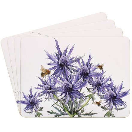 Bee-Tanical Placemats Set 4 - Thistle