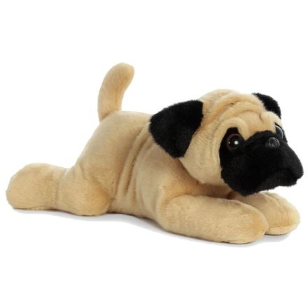 Meet Pug-ger, an adorable snuggly companion from the Flopsie range. 