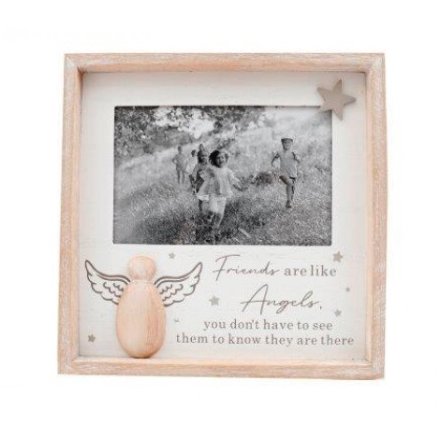 'Friends are like Angels" 4x6 Photo Frame