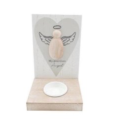 Angel Tea light holder, 16cm