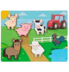 A bright and colourful children's puzzle from the Lets Learn range. 