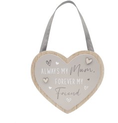 A loving heart shaped plaque for a special mum. 