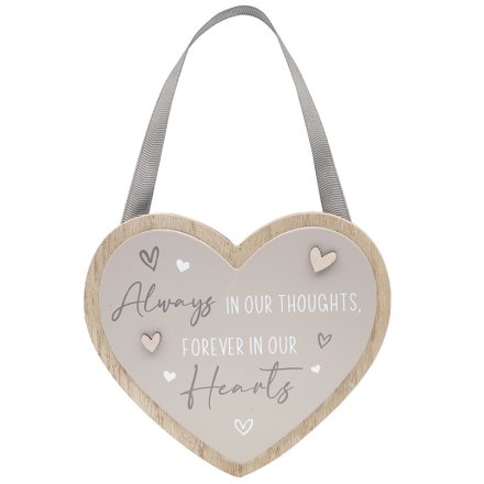 Wooden Wall Plaque Hearts