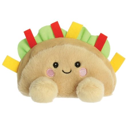 This taco palm pal is great for little ones to carry around on the go. Fiesta is its name, and snuggling is its game. 