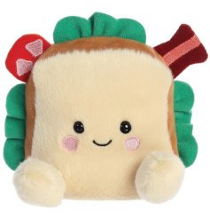 A BLT called Tomas from the Palm Pals soft toy range. 